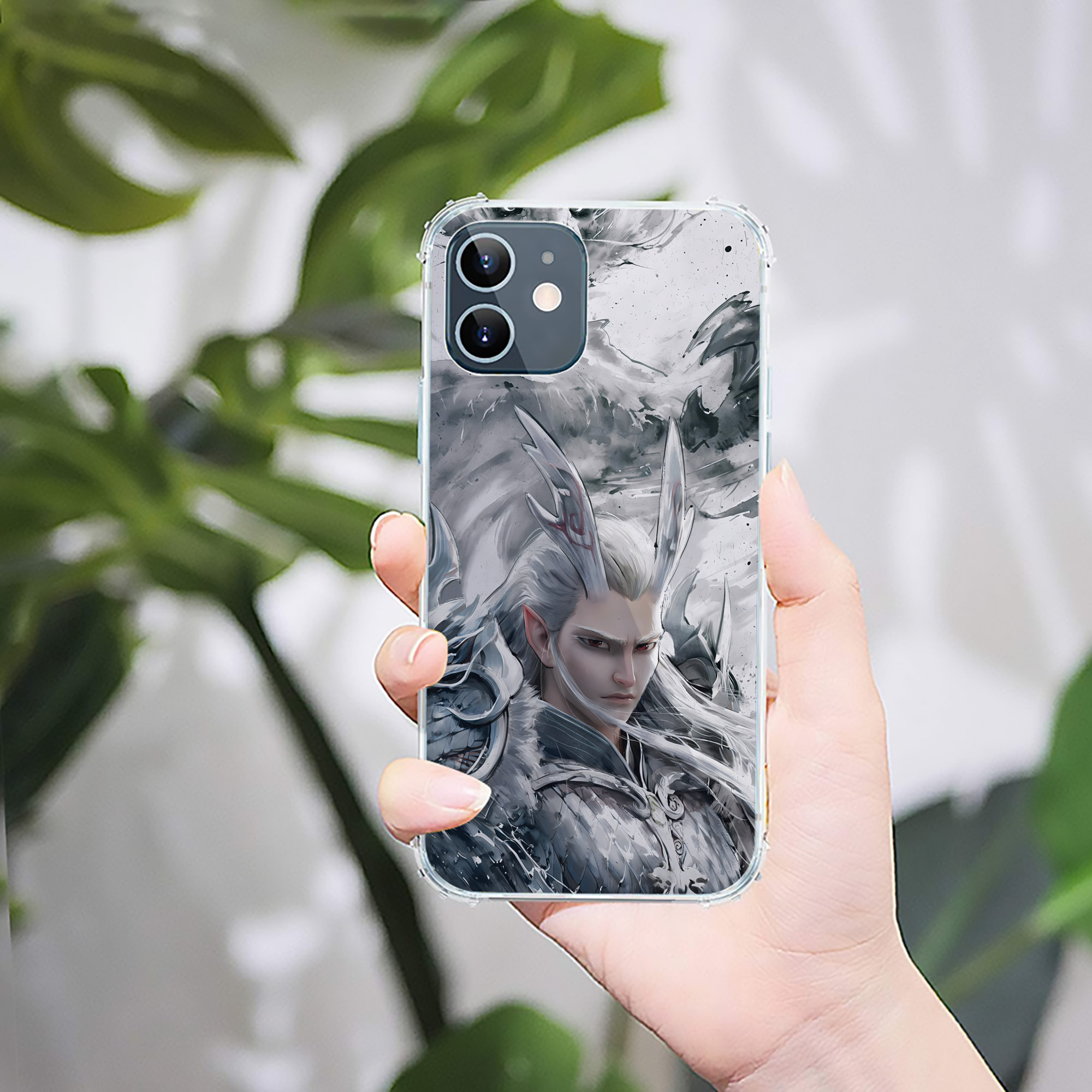 （画像用） Ne Zha 2 ナタ 魔童の大暴れ 【iPhone 12シリーズ対応】透明スマホケース（クリアソフトケース）